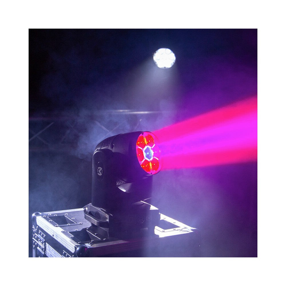 Mac Mah 7 x 40 W RGBW wash beam móvil con zoom, controlable por DMX