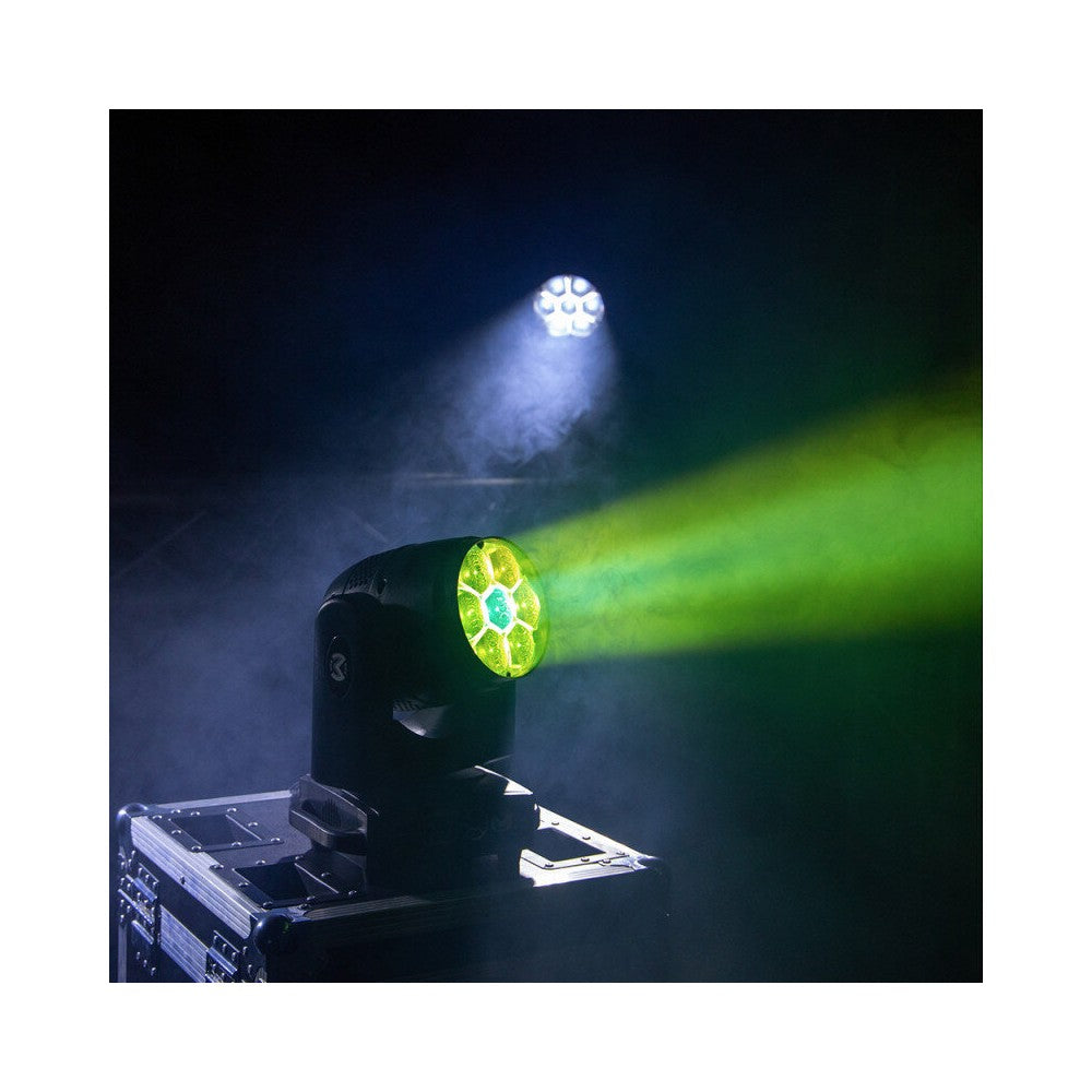 Mac Mah 7 x 40 W RGBW wash beam móvil con zoom, controlable por DMX