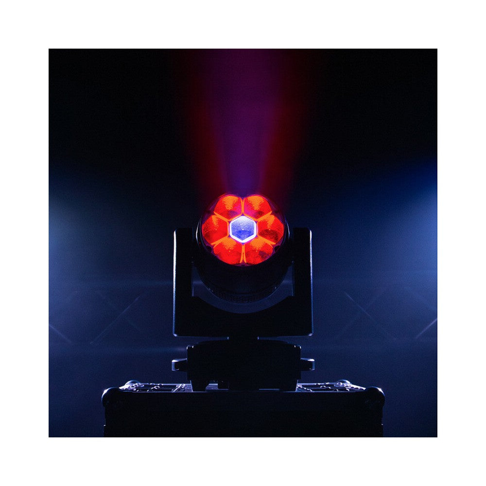 Mac Mah 7 x 40 W RGBW wash beam móvil con zoom, controlable por DMX