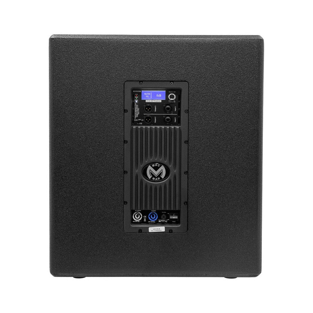Mac Mah 18'' active subwoofer with 800 W RMS power amplifier, DSP