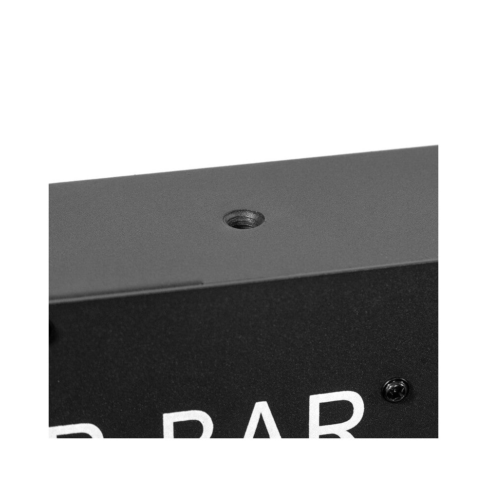 Barra LED Mac Mah con 4 focos, 7 LEDs de 8 W RGBW 4-en-1 cada uno, Strobo, control DMX