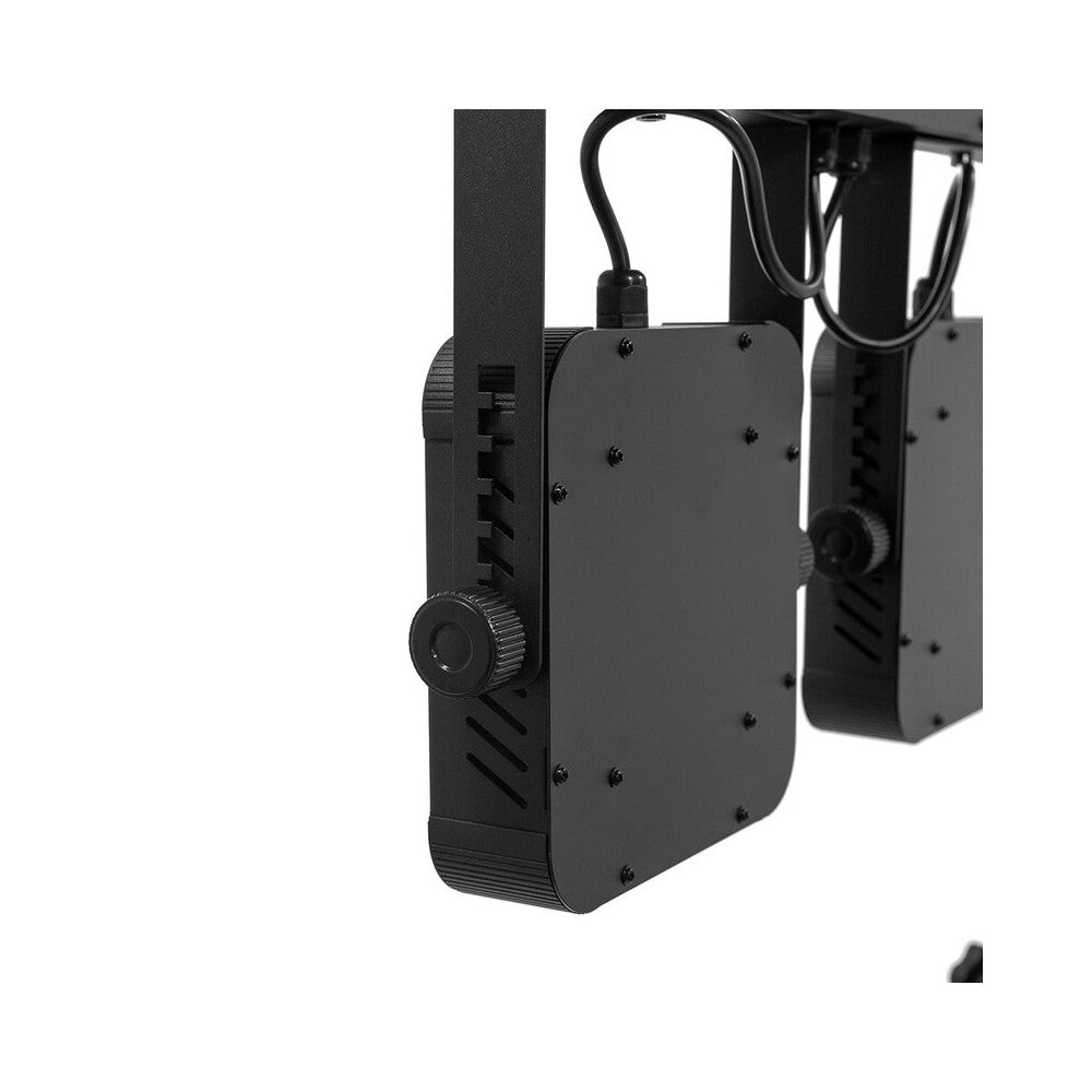 Barra LED Mac Mah con 4 focos, 7 LEDs de 8 W RGBW 4-en-1 cada uno, Strobo, control DMX