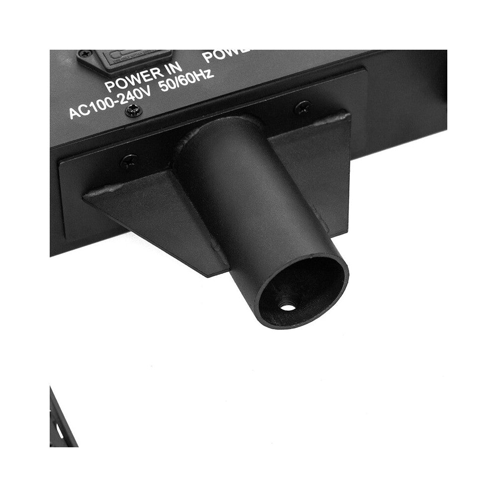 Barra LED Mac Mah con 4 focos, 7 LEDs de 8 W RGBW 4-en-1 cada uno, Strobo, control DMX