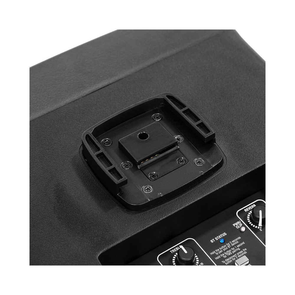 Mac Mah 400 W battery-powered column powered system, 1 x 8" LF + 4 x 2.75" HF