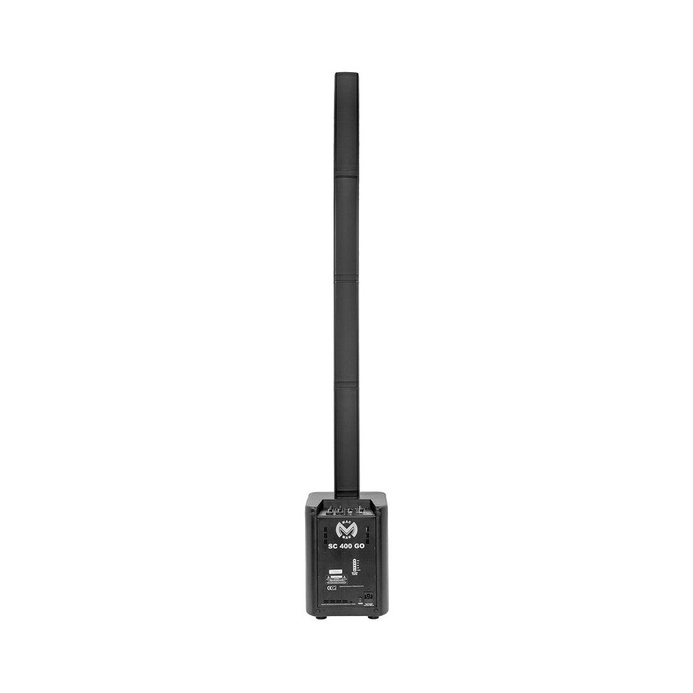 Mac Mah 400 W battery-powered column powered system, 1 x 8" LF + 4 x 2.75" HF