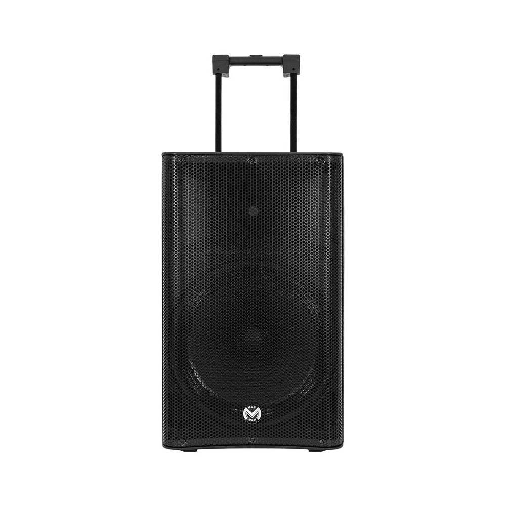Mac Mah 600W battery-powered portable PA system, 15" LF + 3.2" HF, Bluetooth, USB key reader