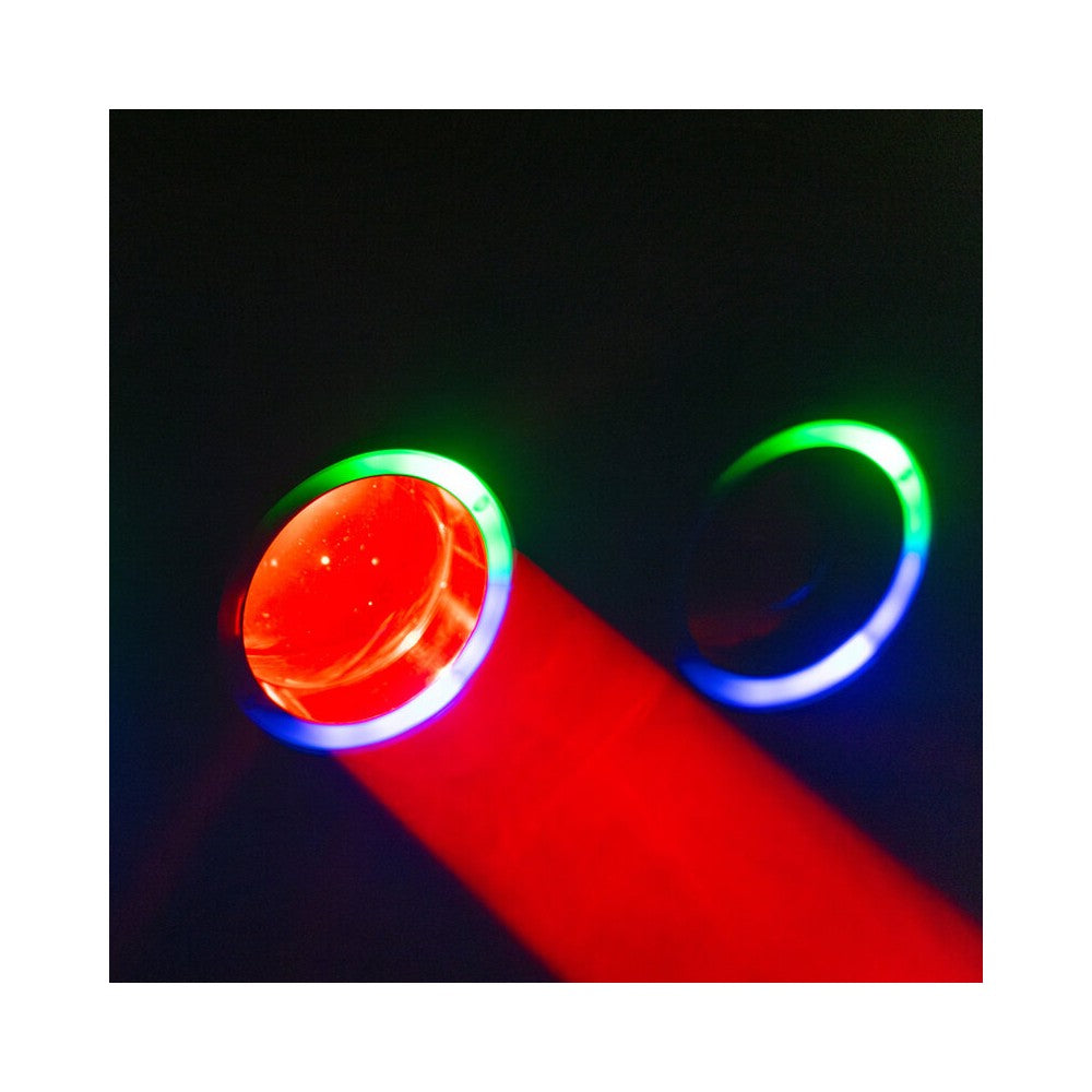 Mac Mah LED Beam effect with color rings, 4 x 40W RGBW LED Beam sources + 12 x SMD RGB 3-in-1 Halo sources, Strobe, DMX control