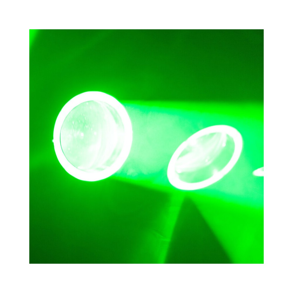 Mac Mah LED Beam effect with color rings, 4 x 40W RGBW LED Beam sources + 12 x SMD RGB 3-in-1 Halo sources, Strobe, DMX control
