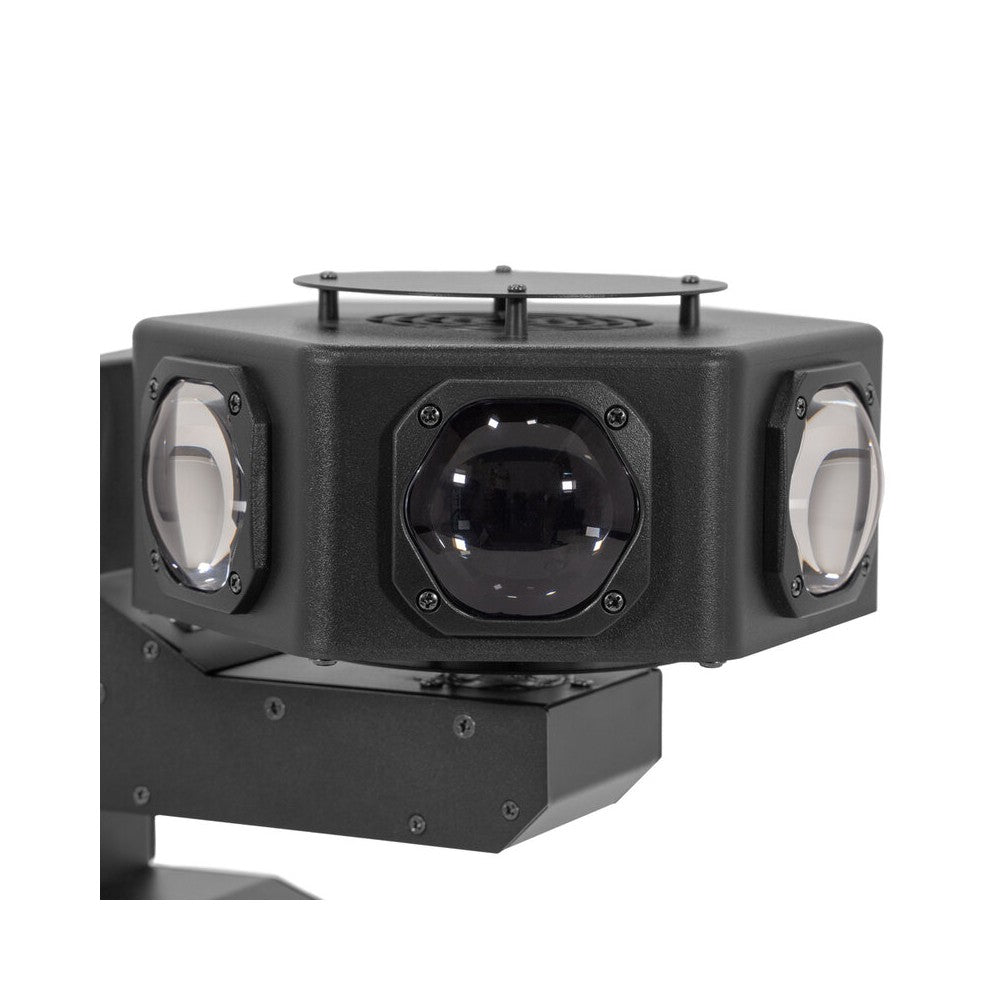 Mac Mah Retro-style LED light show, 6 x 40 W RGBW LED, 540° Pan / 320° Tilt, DMX512