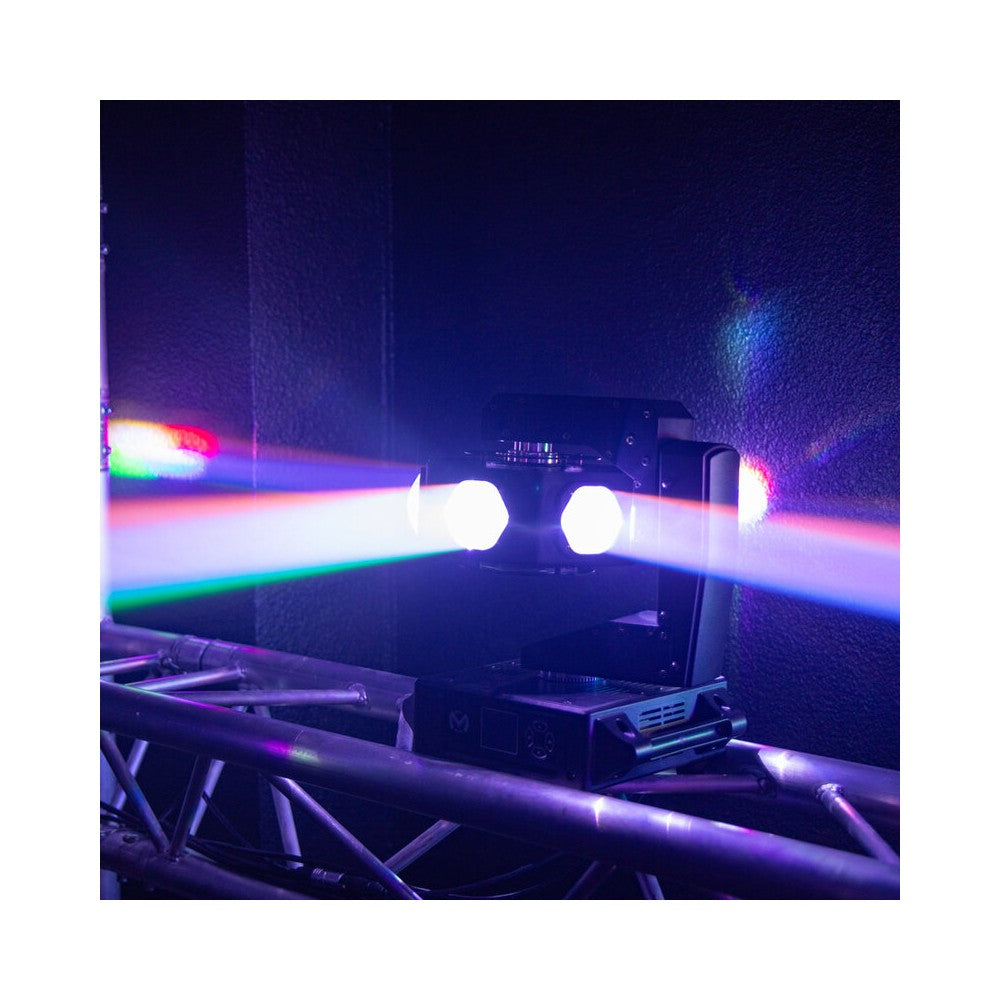 Mac Mah Retro-style LED light show, 6 x 40 W RGBW LED, 540° Pan / 320° Tilt, DMX512