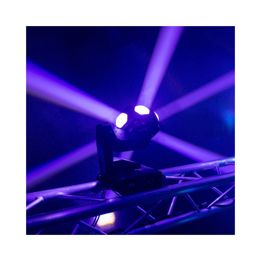 Mac Mah Retro-style LED light show, 6 x 40 W RGBW LED, 540° Pan / 320° Tilt, DMX512