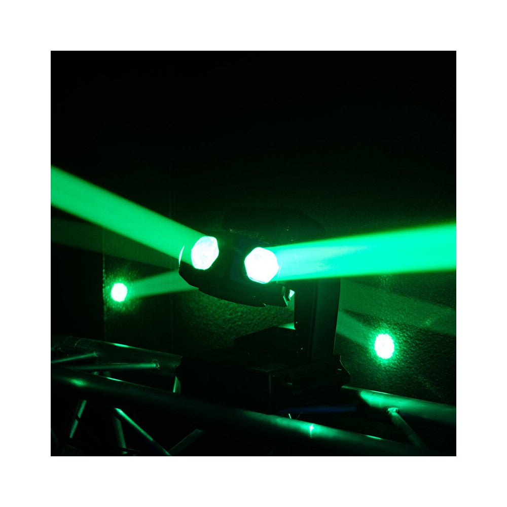 Mac Mah Retro-style LED light show, 6 x 40 W RGBW LED, 540° Pan / 320° Tilt, DMX512