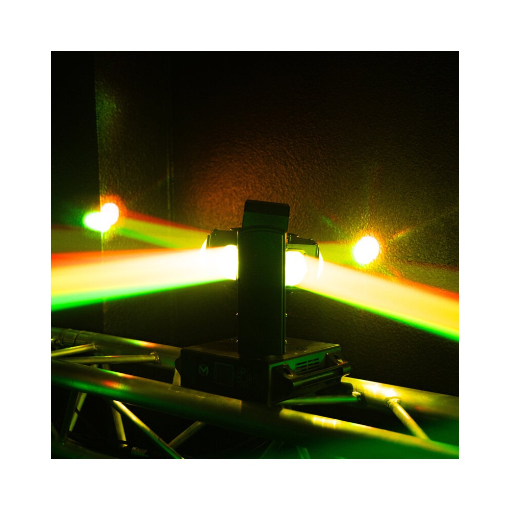 Mac Mah Retro-style LED light show, 6 x 40 W RGBW LED, 540° Pan / 320° Tilt, DMX512