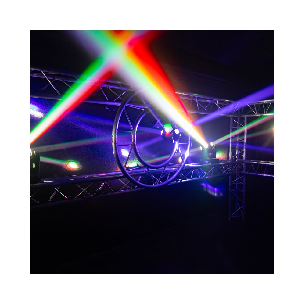 Mac Mah Retro-style LED light show, 6 x 40 W RGBW LED, 540° Pan / 320° Tilt, DMX512