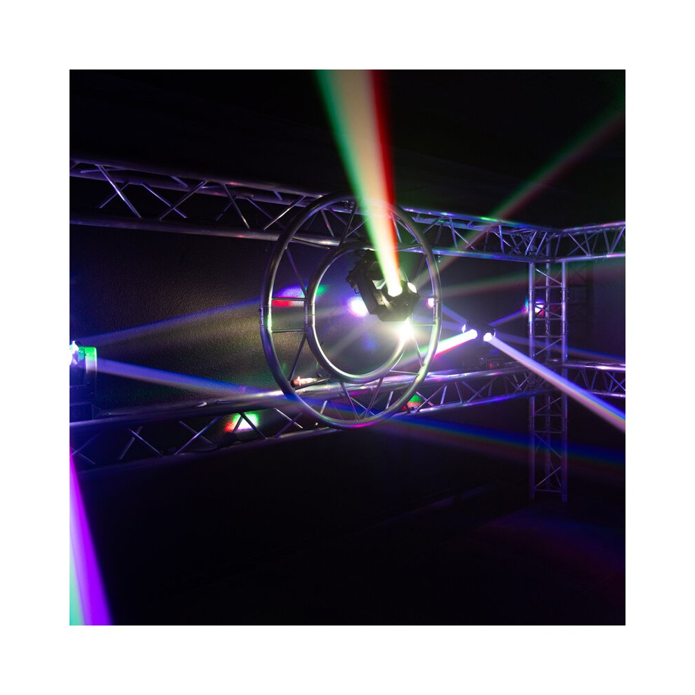 Mac Mah Retro-style LED light show, 6 x 40 W RGBW LED, 540° Pan / 320° Tilt, DMX512