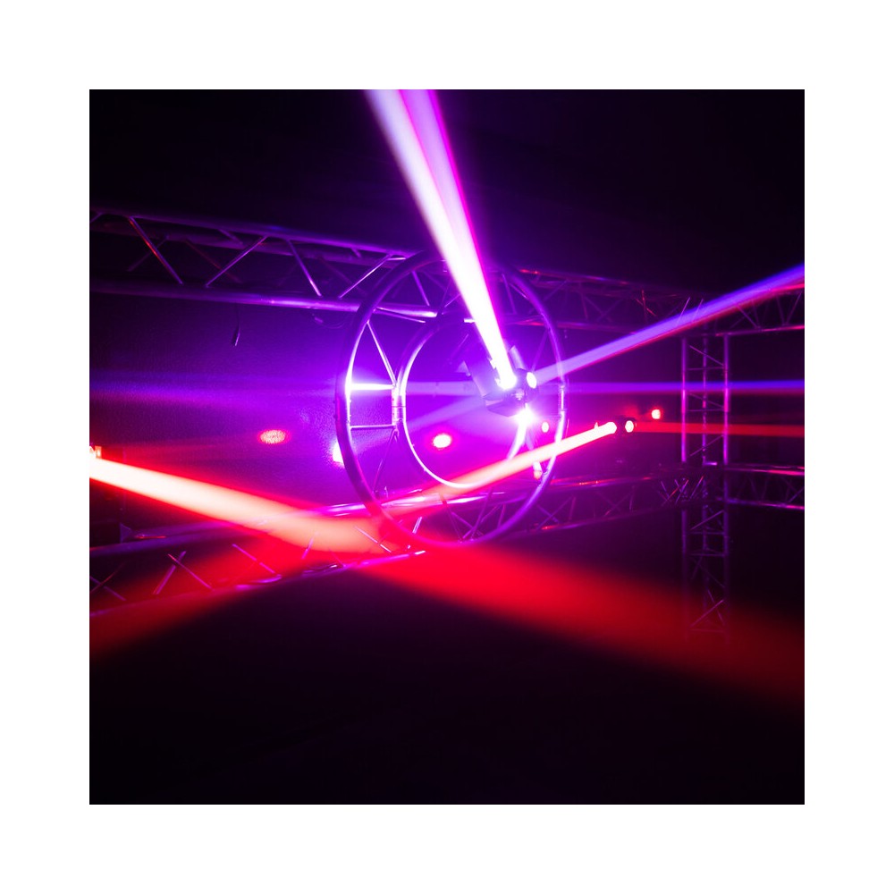 Mac Mah Retro-style LED light show, 6 x 40 W RGBW LED, 540° Pan / 320° Tilt, DMX512