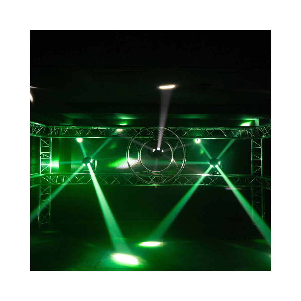Mac Mah Retro-style LED light show, 6 x 40 W RGBW LED, 540° Pan / 320° Tilt, DMX512