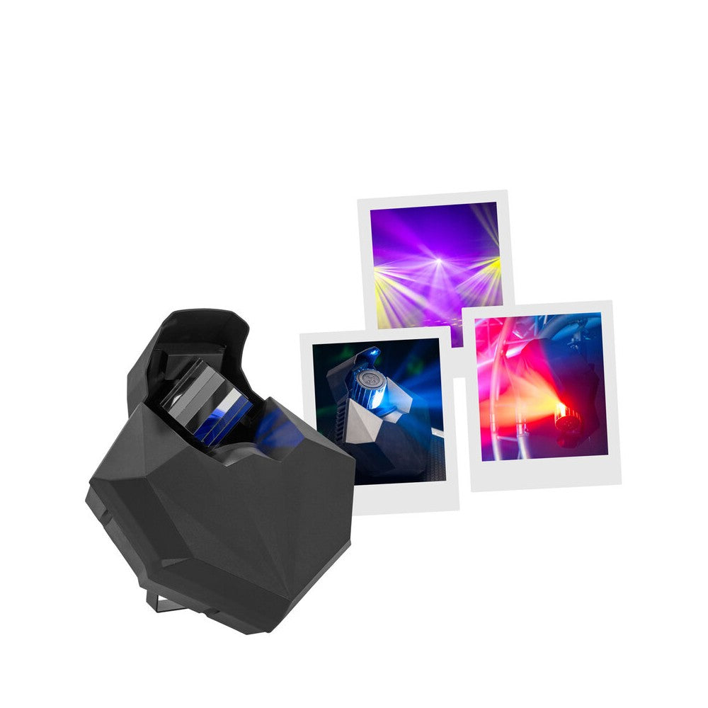 Mac Mah 80 W white LED light show with 7 colored Gobos, roller movements, Strobe