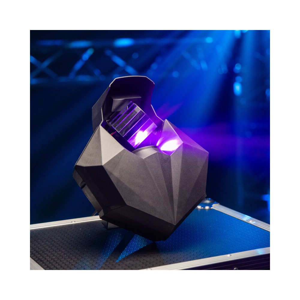 Mac Mah 80 W white LED light show with 7 colored Gobos, roller movements, Strobe