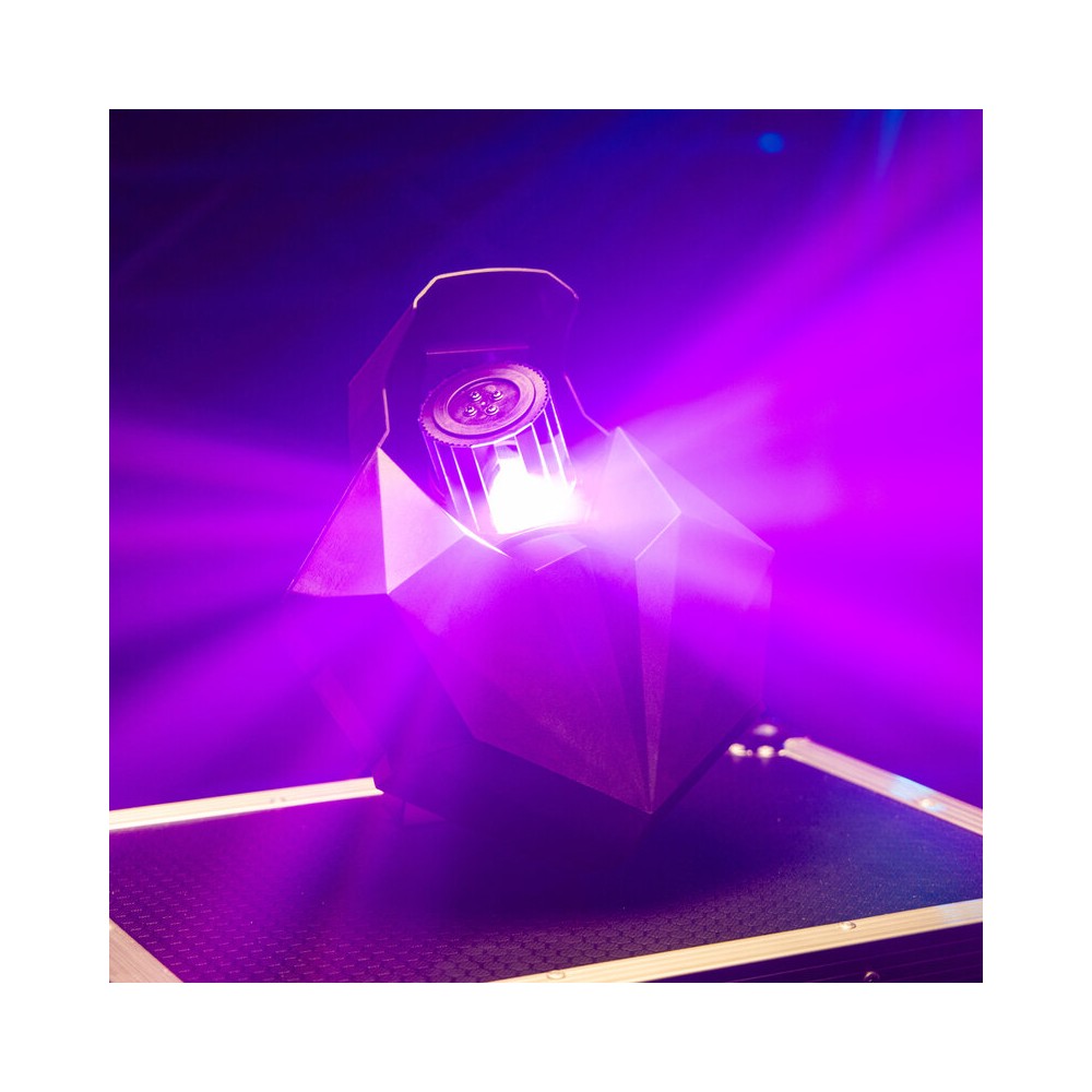 Mac Mah 80 W white LED light show with 7 colored Gobos, roller movements, Strobe