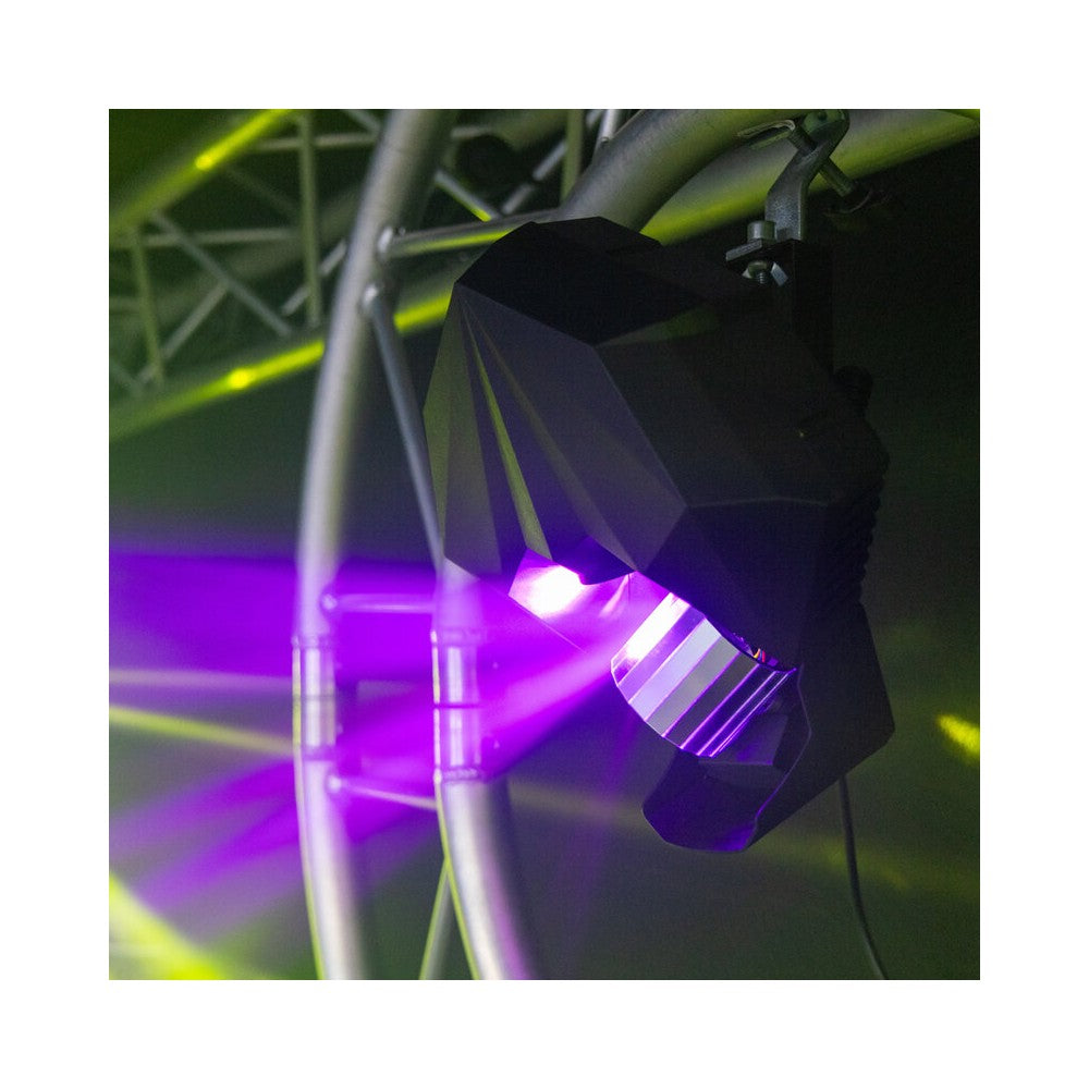 Mac Mah 80 W white LED light show with 7 colored Gobos, roller movements, Strobe