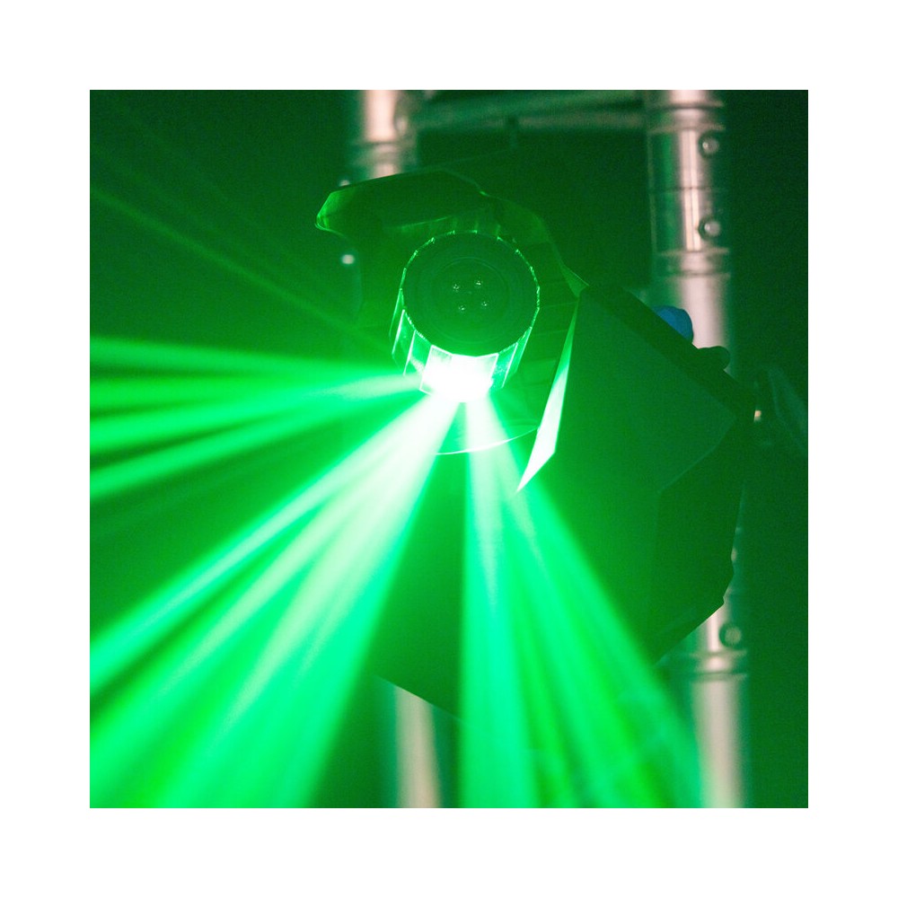 Mac Mah 80 W white LED light show with 7 colored Gobos, roller movements, Strobe
