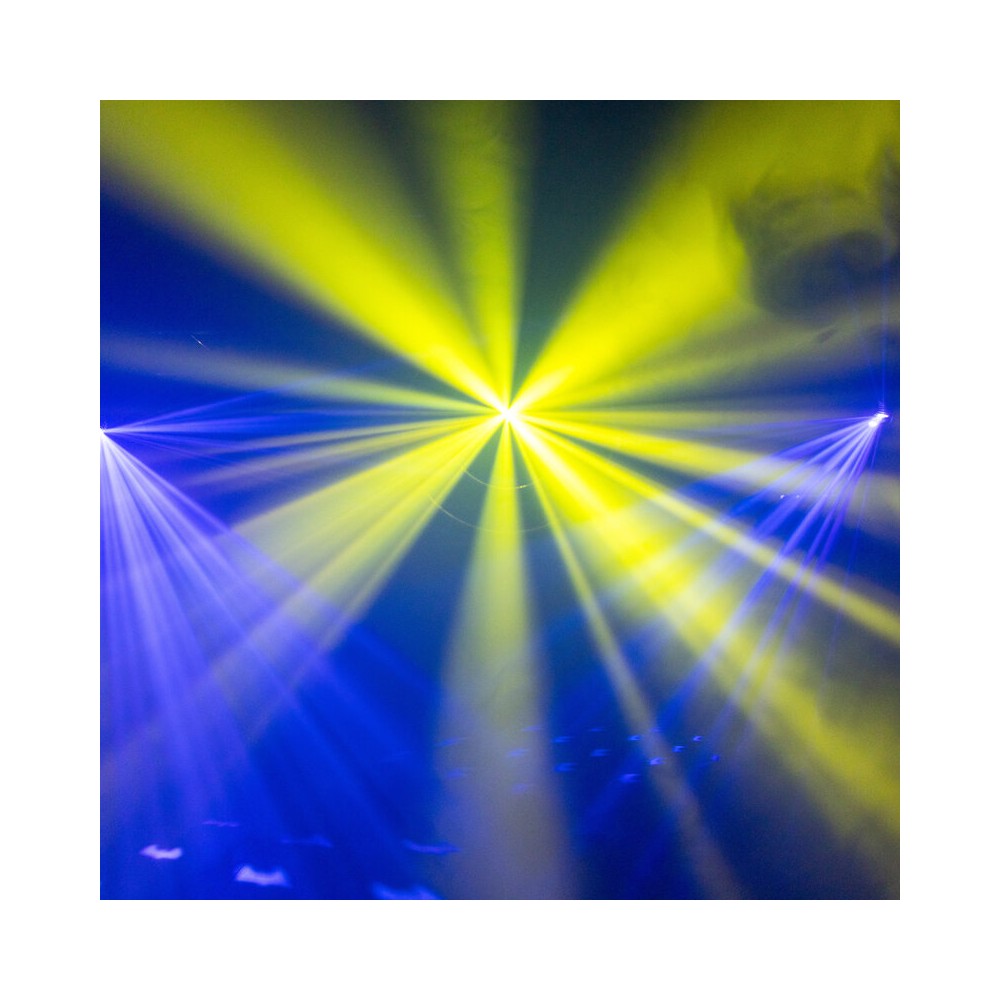 Mac Mah 80 W white LED light show with 7 colored Gobos, roller movements, Strobe