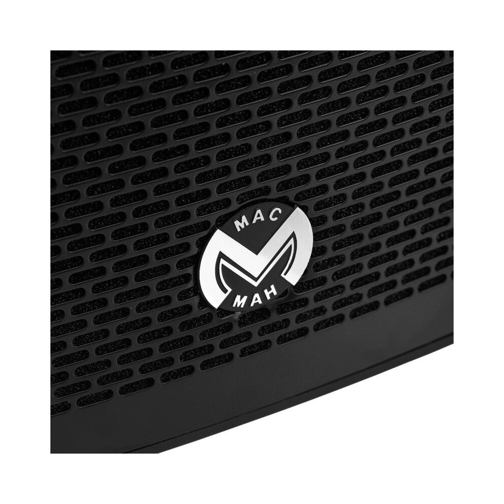 Altavoz activo Mac Mah de 2 vías, 200 W (BF) + 50 W (AF) RMS, biamplificación Clase-D y Clase-AB, DSP de 24 bits / 96 kHz, mesa de mezclas de 2 canales