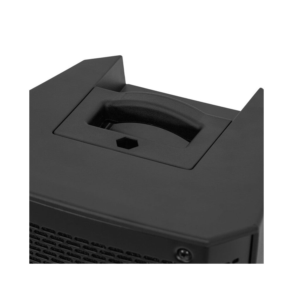 Altavoz activo Mac Mah de 2 vías, 200 W (BF) + 50 W (AF) RMS, biamplificación Clase-D y Clase-AB, DSP de 24 bits / 96 kHz, mesa de mezclas de 2 canales