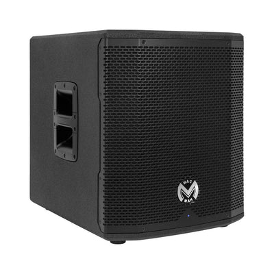 Mac Mah 600 W RMS active subwoofer, 12" driver, built-in DSP, Class-D amplifier