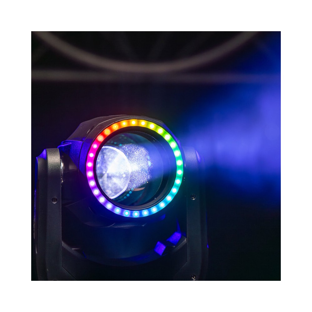 Mac Mah 150 W LED moving head, 16 DMX channels, auto, music, Master/Slave modes