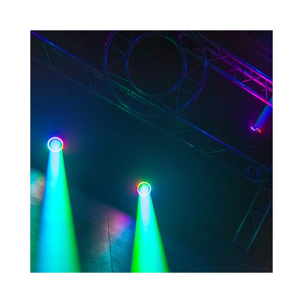 Mac Mah 150 W LED moving head, 16 DMX channels, auto, music, Master/Slave modes