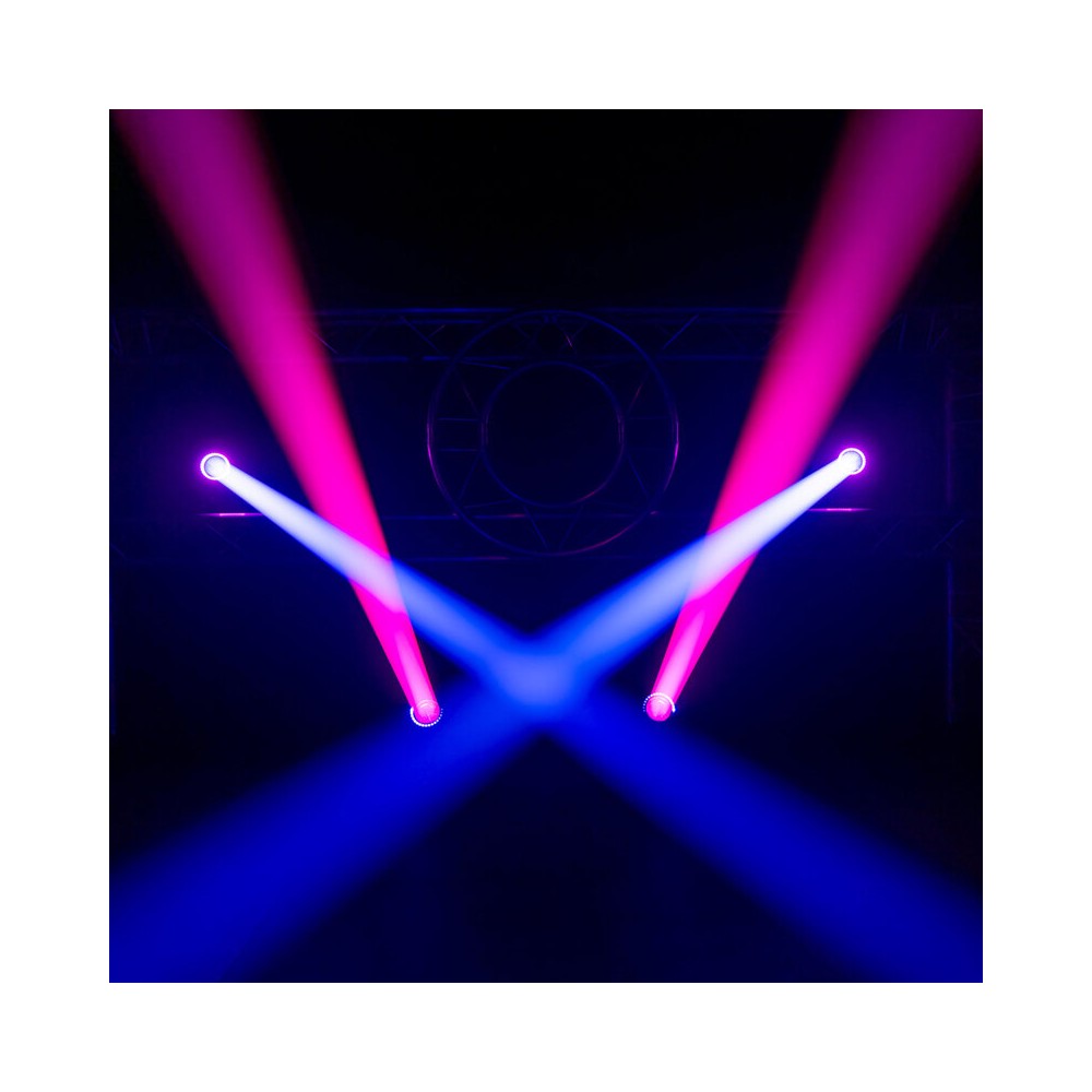 Mac Mah 150 W LED moving head, 16 DMX channels, auto, music, Master/Slave modes