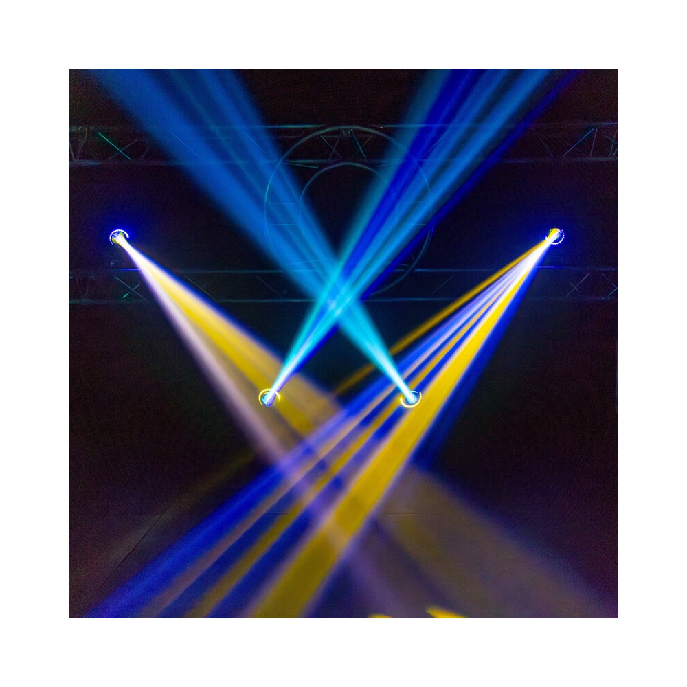Mac Mah 150 W LED moving head, 16 DMX channels, auto, music, Master/Slave modes