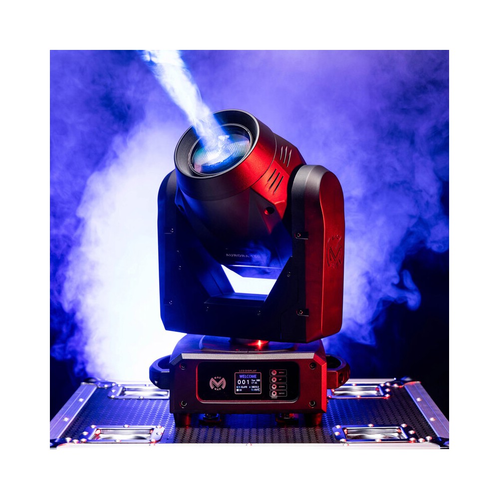 Mac Mah 150 W 3-in-1 white LED moving head with zoom, Gobos, Prism, Frost and Strobe, DMX, auto and audio control