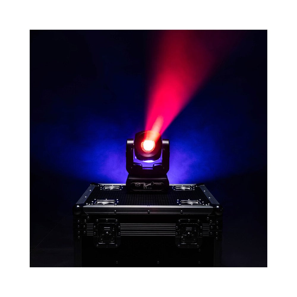 Mac Mah 80W Beam moving head, white LED, 3° beam angle, Gobos, colors, 6-facet prism, Strobe, DMX control
