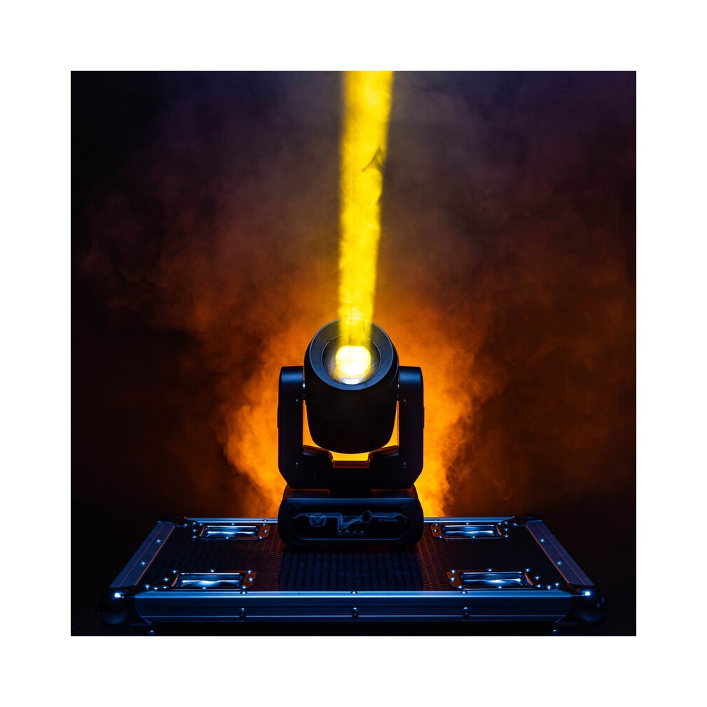 Mac Mah 80W Beam moving head, white LED, 3° beam angle, Gobos, colors, 6-facet prism, Strobe, DMX control