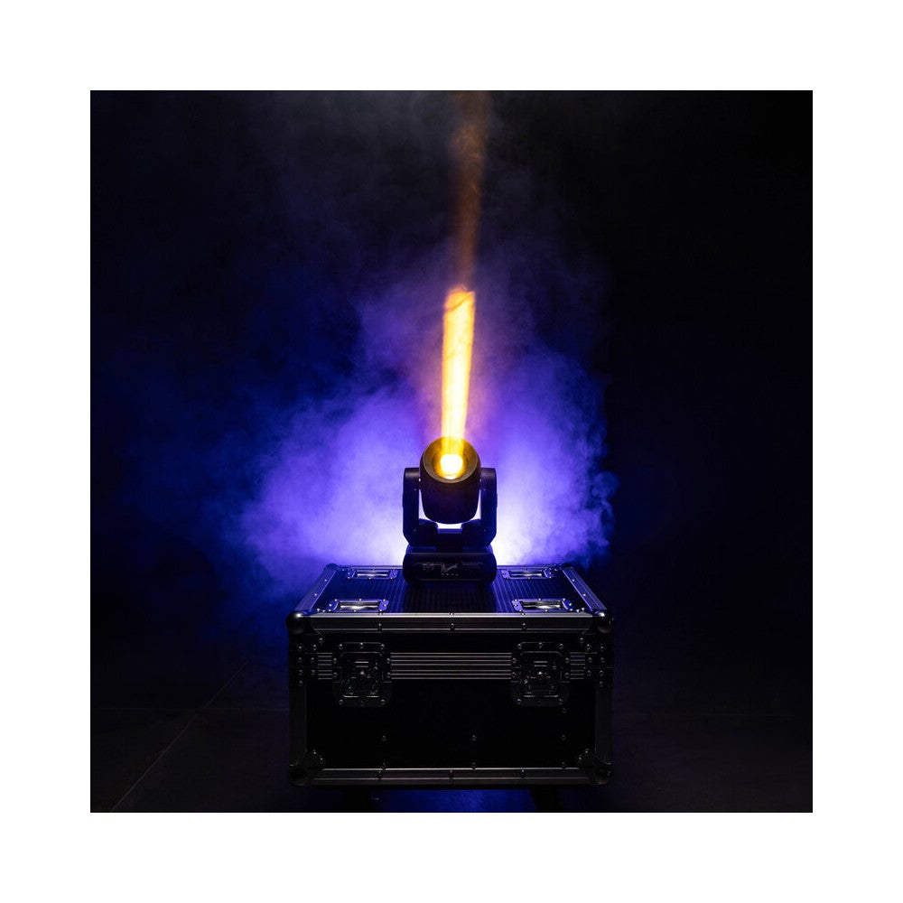 Mac Mah 80W Beam moving head, white LED, 3° beam angle, Gobos, colors, 6-facet prism, Strobe, DMX control