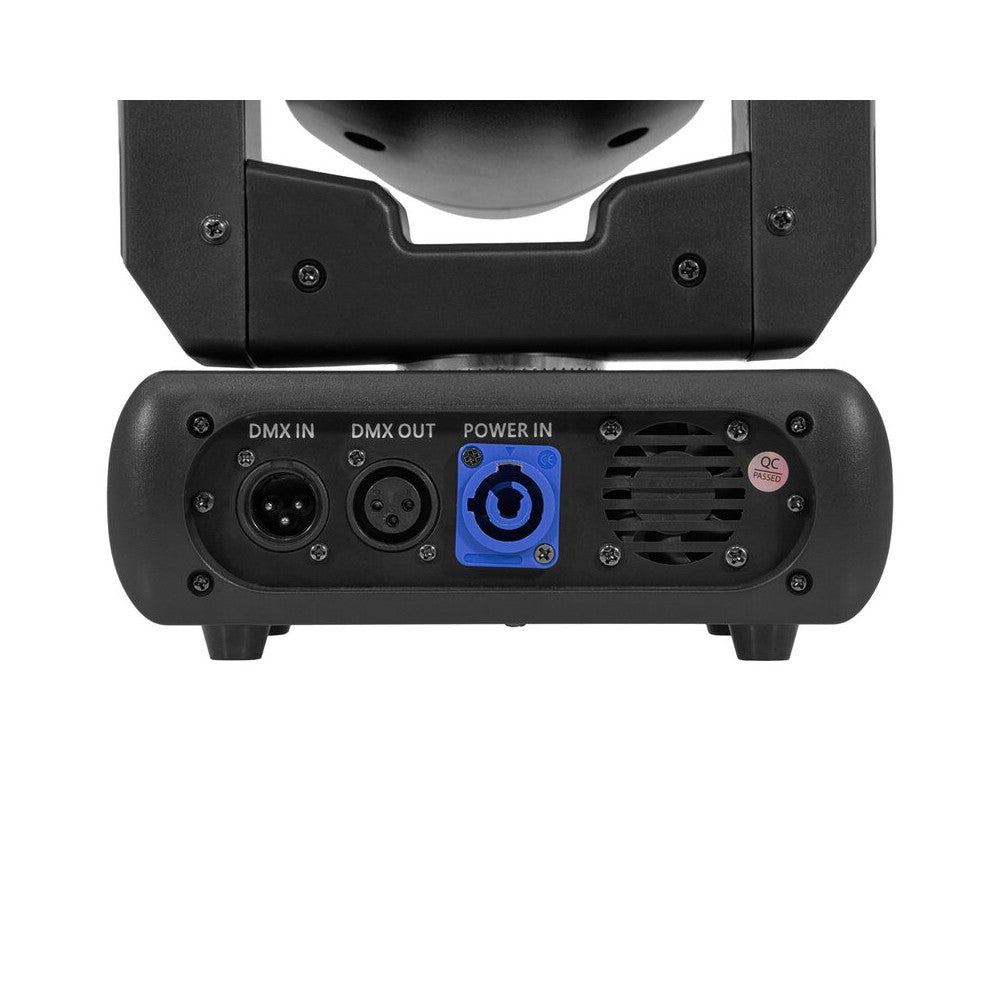 Foco LED Mac Mah 80 W con rueda de color, ángulo de haz de 10°, gobos giratorios y prisma de 3 facetas, enfoque motorizado, múltiples modos DMX