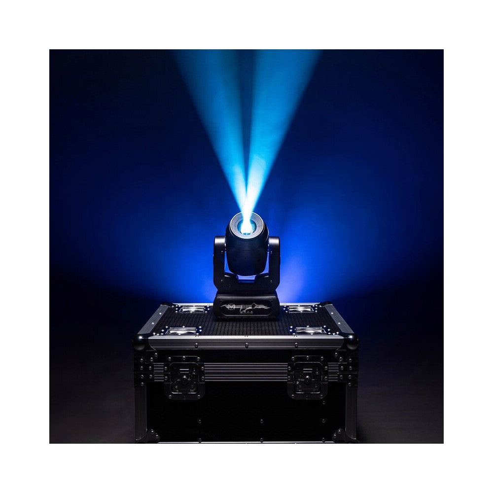 Foco LED Mac Mah 80 W con rueda de color, ángulo de haz de 10°, gobos giratorios y prisma de 3 facetas, enfoque motorizado, múltiples modos DMX