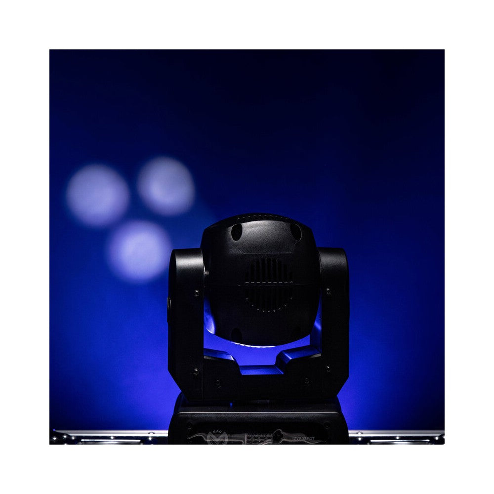 Foco LED Mac Mah 80 W con rueda de color, ángulo de haz de 10°, gobos giratorios y prisma de 3 facetas, enfoque motorizado, múltiples modos DMX
