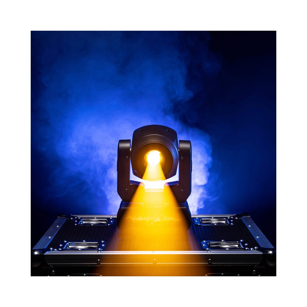 Foco LED Mac Mah 80 W con rueda de color, ángulo de haz de 10°, gobos giratorios y prisma de 3 facetas, enfoque motorizado, múltiples modos DMX