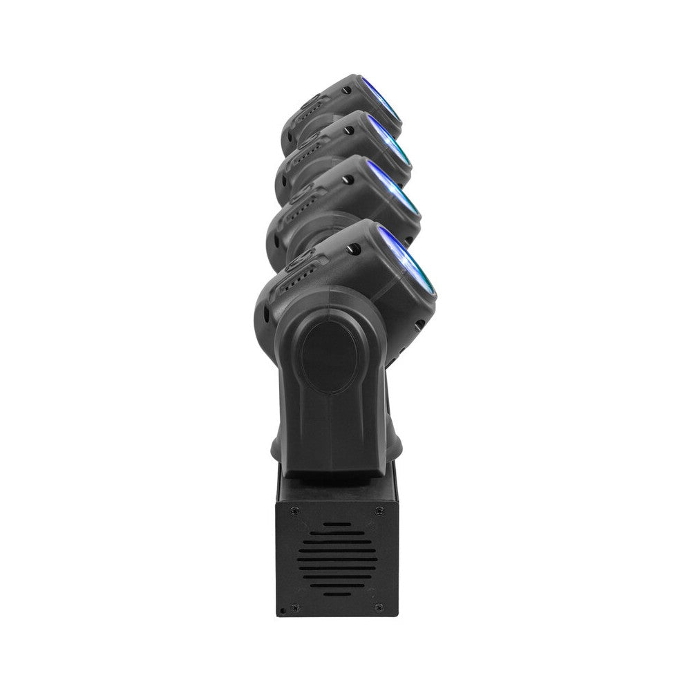 Mac Mah Set de 4 focos Beam LED RGBW ultrarrápidos de 40 W, ángulo de haz de 2,5°, control DMX, auto, modo de sonido