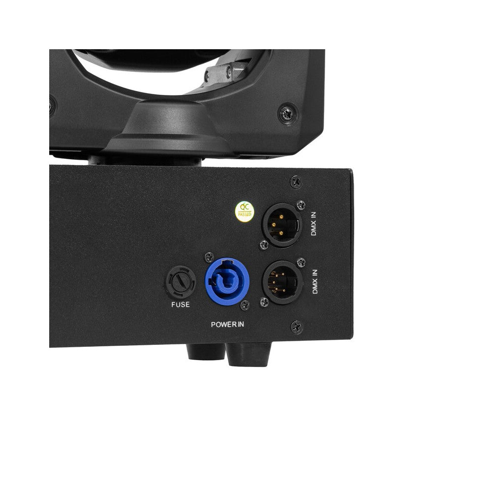 Mac Mah Set de 4 focos Beam LED RGBW ultrarrápidos de 40 W, ángulo de haz de 2,5°, control DMX, auto, modo de sonido