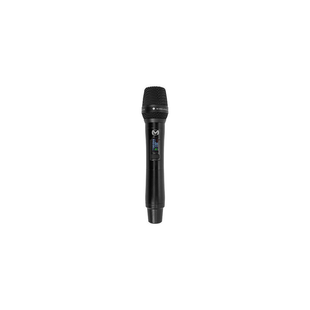 Mac Mah Professional wireless microphone system, dynamic cardioid interchangeable capsule, True Diversity receiver, infrared pai
