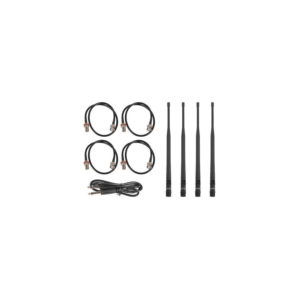 Mac Mah Dual-channel UHF wireless system with True Diversity, 50 MHz bandwidth, infrared pairing, includes two cardioid handheld