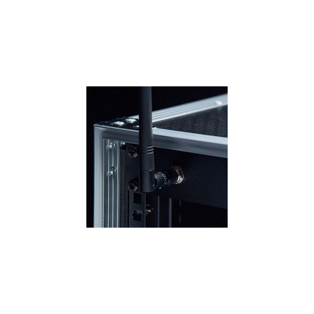 Mac Mah Dual-channel UHF wireless system with True Diversity, 50 MHz bandwidth, infrared pairing, includes two cardioid handheld