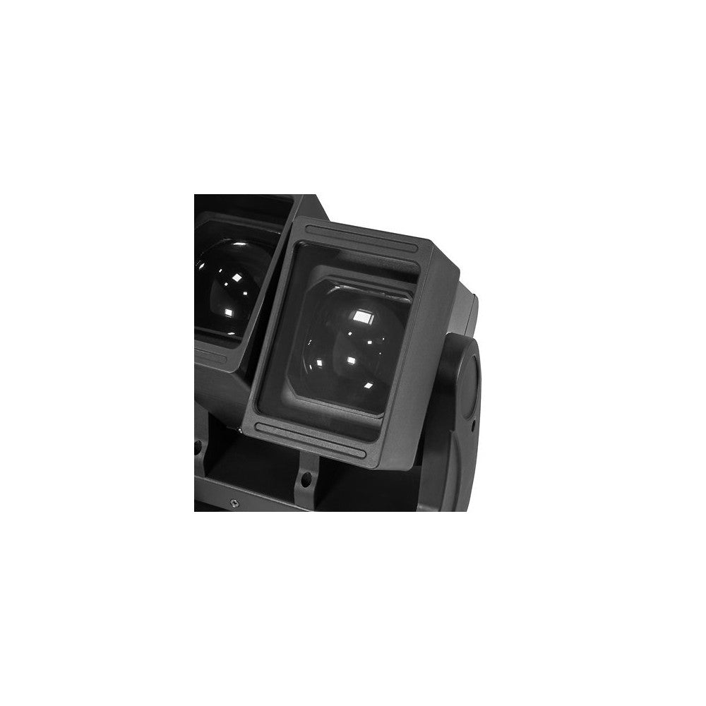 Mac Mah Ultra-dynamic LED light show with infinite movement, 6 x 60 W RGBW LEDs, coloured wave effects, motorised zoom, DMX cont