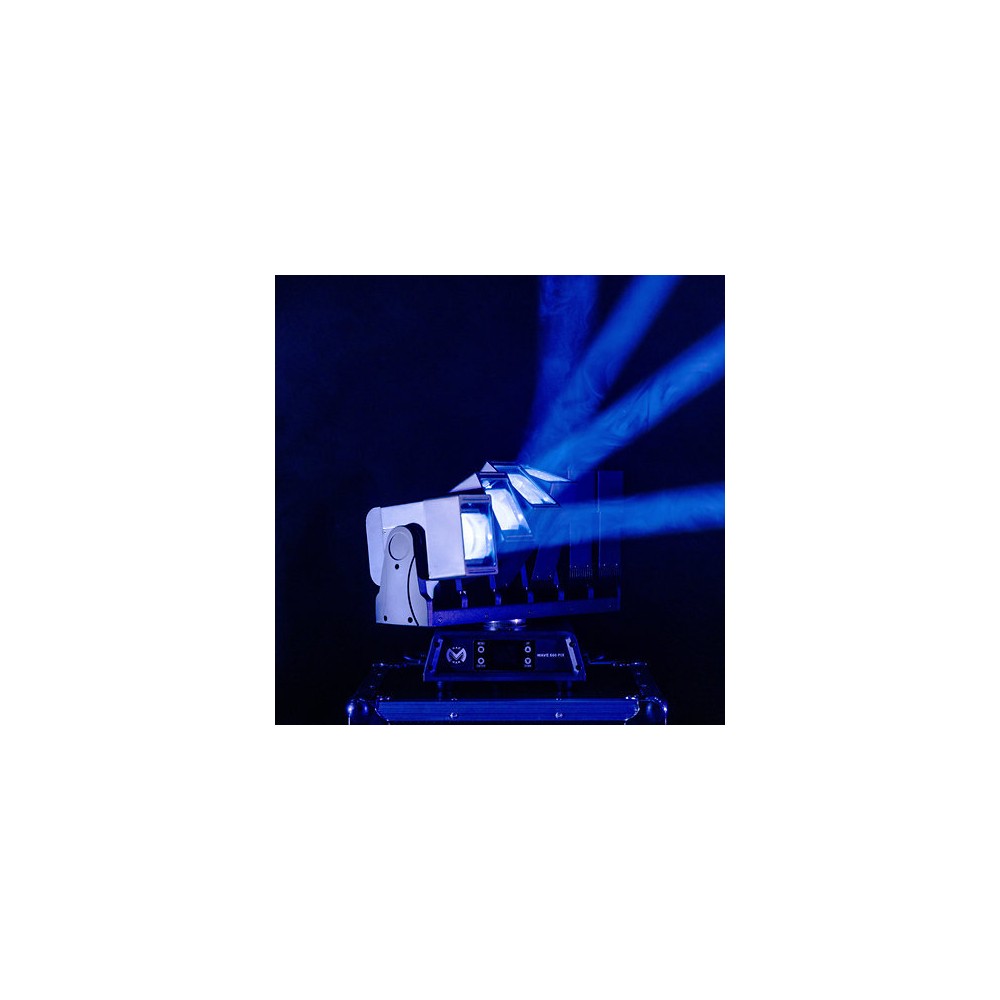 Mac Mah Ultra-dynamic LED light show with infinite movement, 6 x 60 W RGBW LEDs, coloured wave effects, motorised zoom, DMX cont