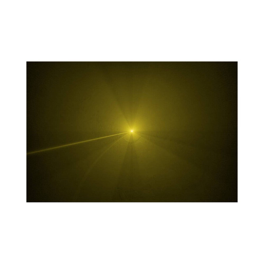 Láser de diodo RGB compacto Laserworld 1000 mW, especificaciones del haz de aprox. 3 mm / 1 mrad, escáneres de 25 kpps a 8°, ILDA / DMX / App co